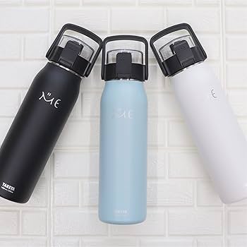 MIU MIU 水筒　sky bule Miu Miu Stainless Steel Water Bottle In Sky Blue/white